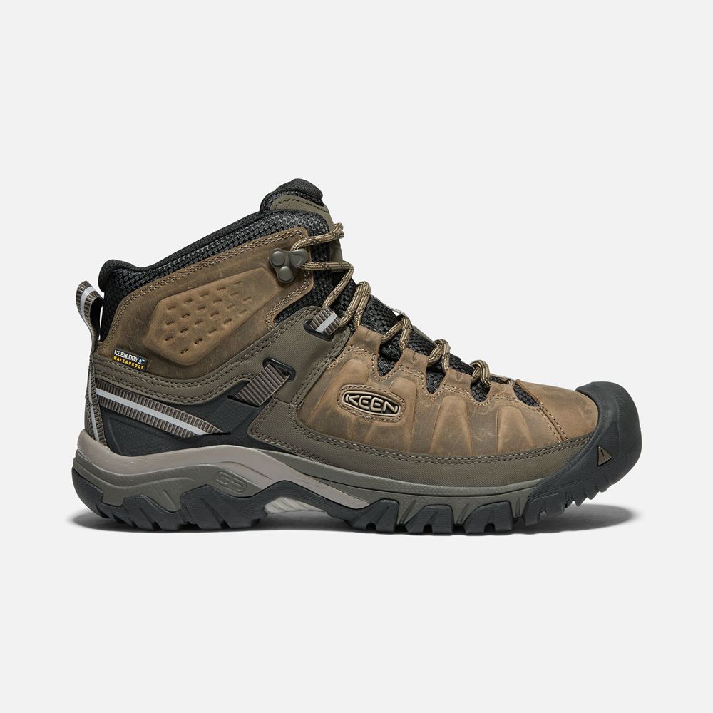 Bottes de Randonnée Keen Homme Marron | Targhee Iii Waterproof Mid | TOBDJ-4937